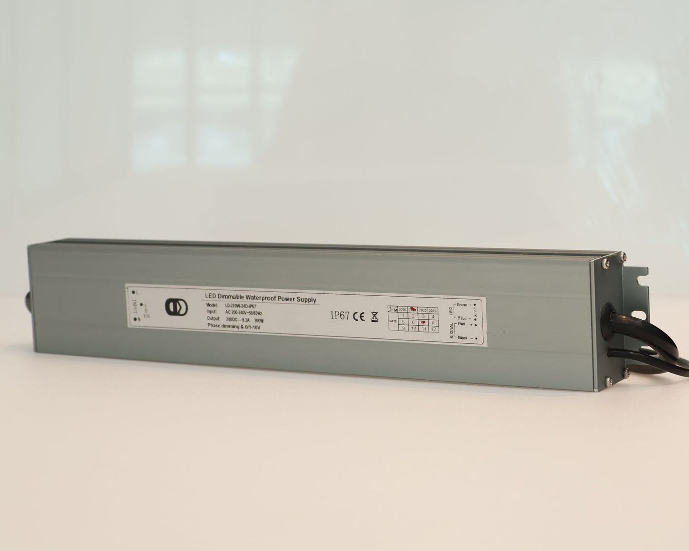 LEDDOMAIN 200W 24V Dimmable Waterproof Power Supply