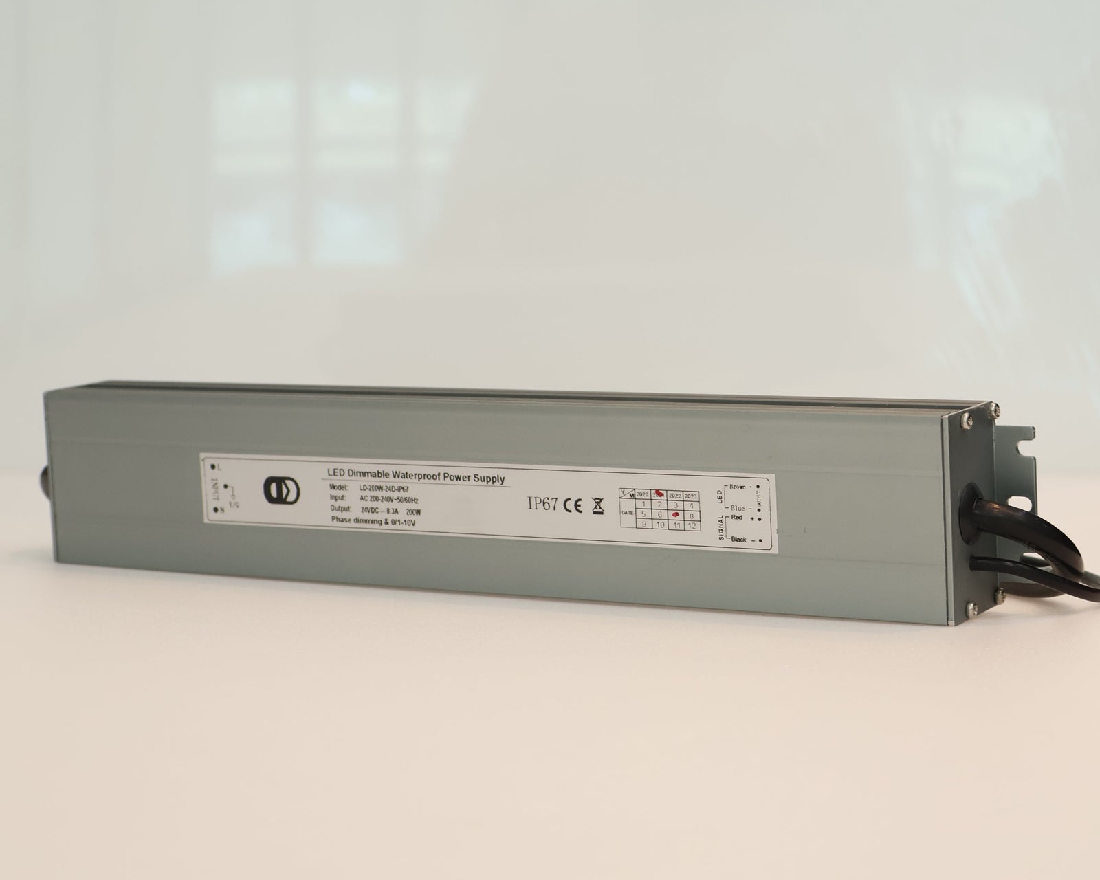 LEDDOMAIN 200W 24V Dimmable Waterproof Power Supply
