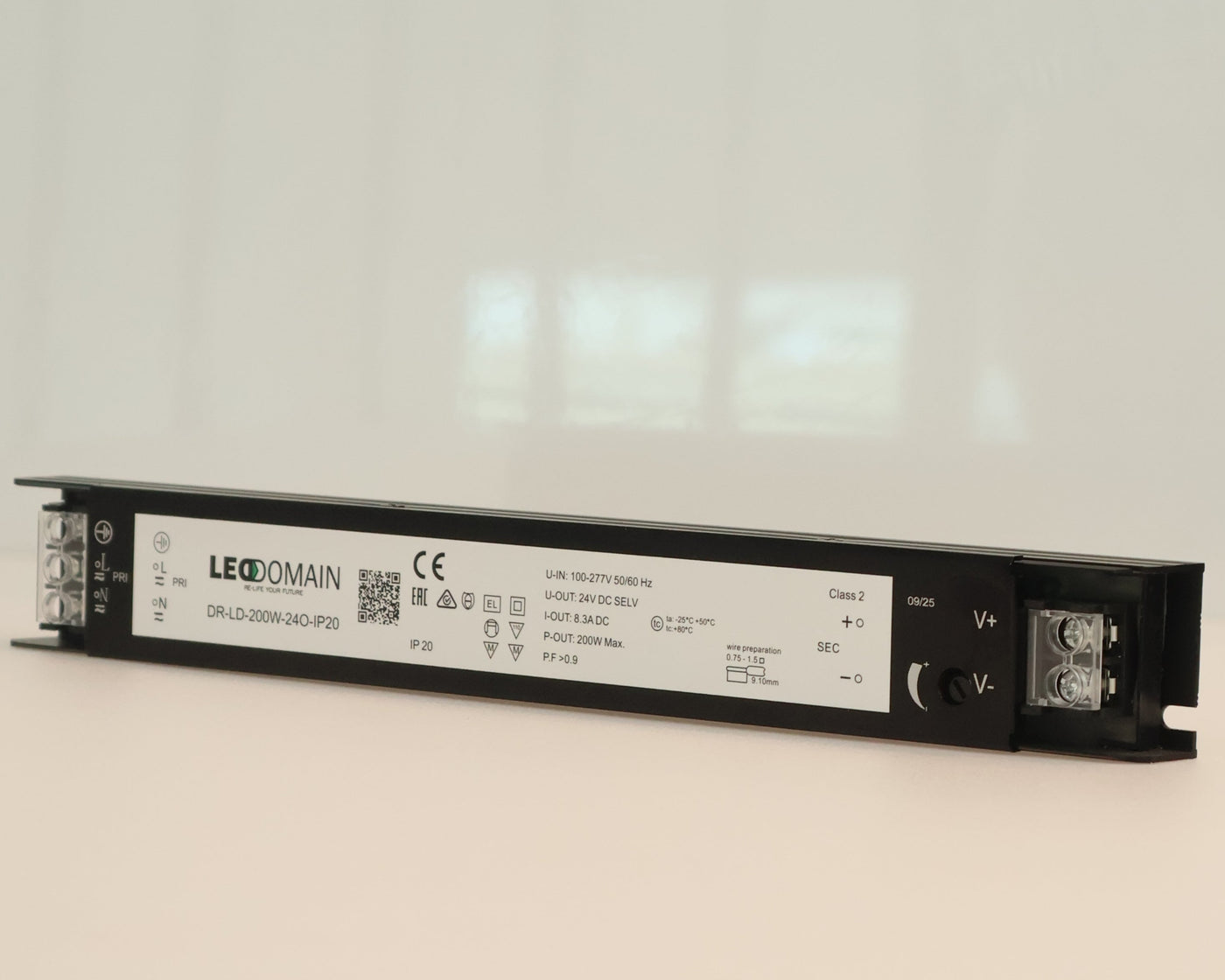LED Domain 200W 24V DC LED Driver (IP20)