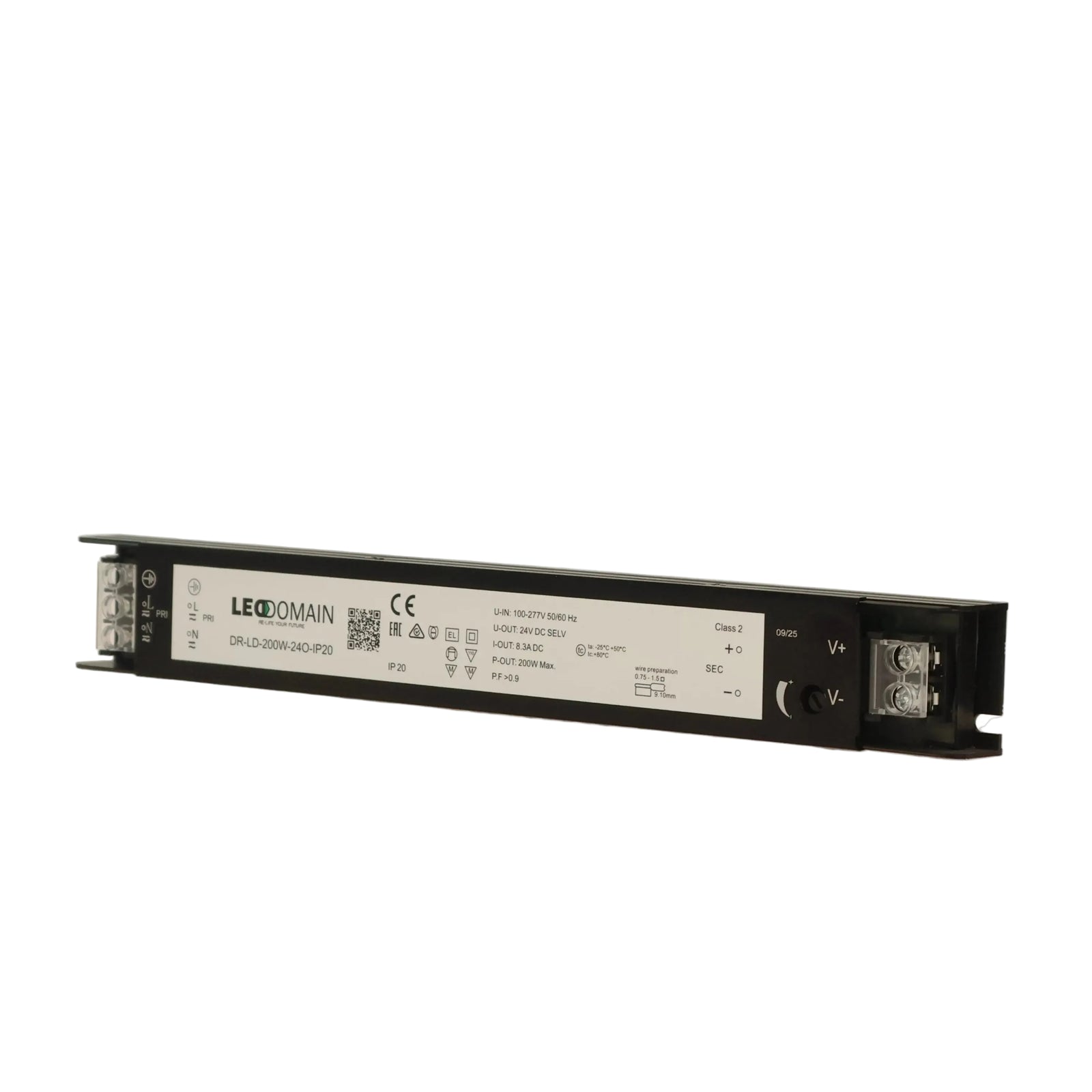 LED Domain 200W 24V DC LED Driver (IP20)