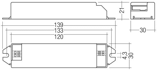Tridonic Led Driver LCBI 15W 700mA BASIC PHASE-CUT LP