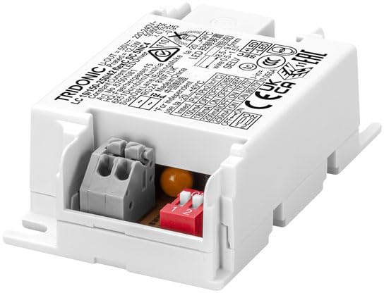 TRIDONIC 87501081 10W 150-250mA 24-42V IP20 ON/OFF CC LED DRIVER POWER SUPPLY, LC 10/150-250/42 flexC SC SNC4